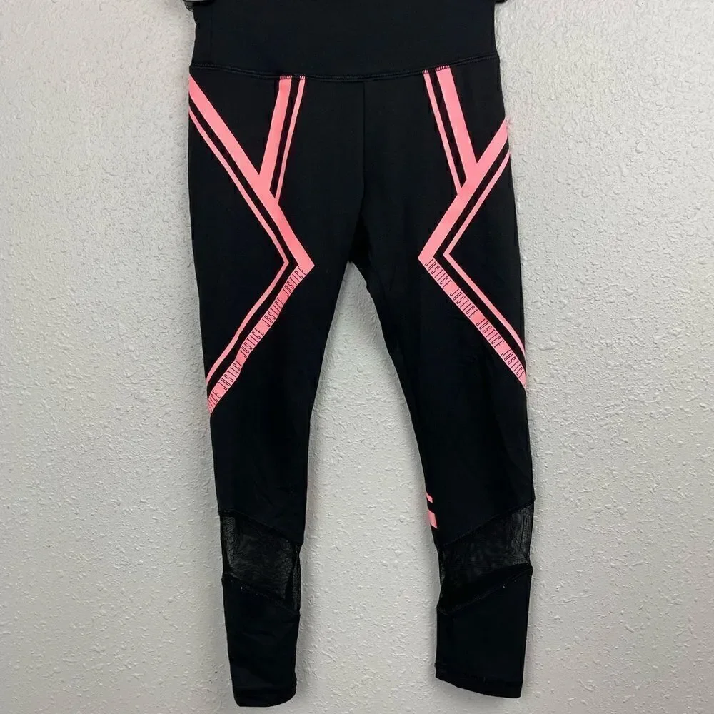 Justice Active Leggings Size 6/7 EUC